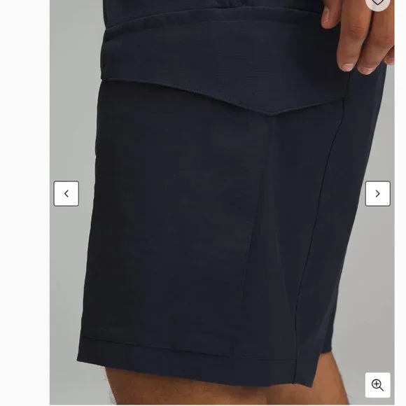 NWT Lululemon Athletica Men's Stretch Cotton VersaTwill Cargo Pocket Short 10" - Picture 5 of 7
